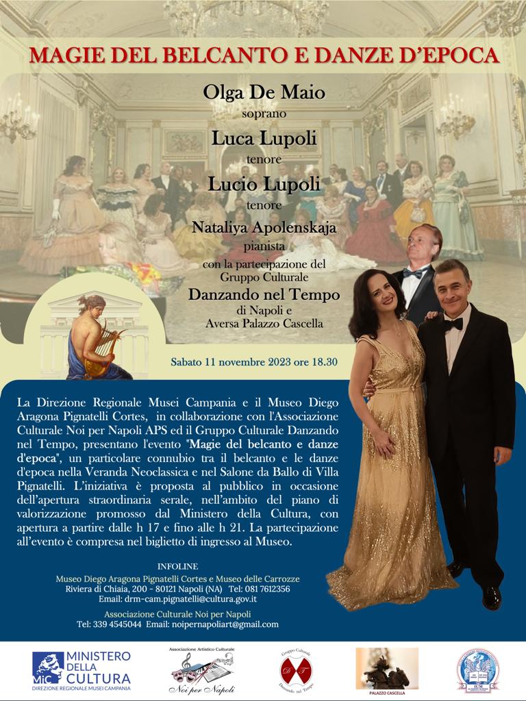 Magie del Belcanto e Danze d'Epoca a Villa Pignatelli in occasione dell' apertura  straordinaria - politicamentecorretto.com