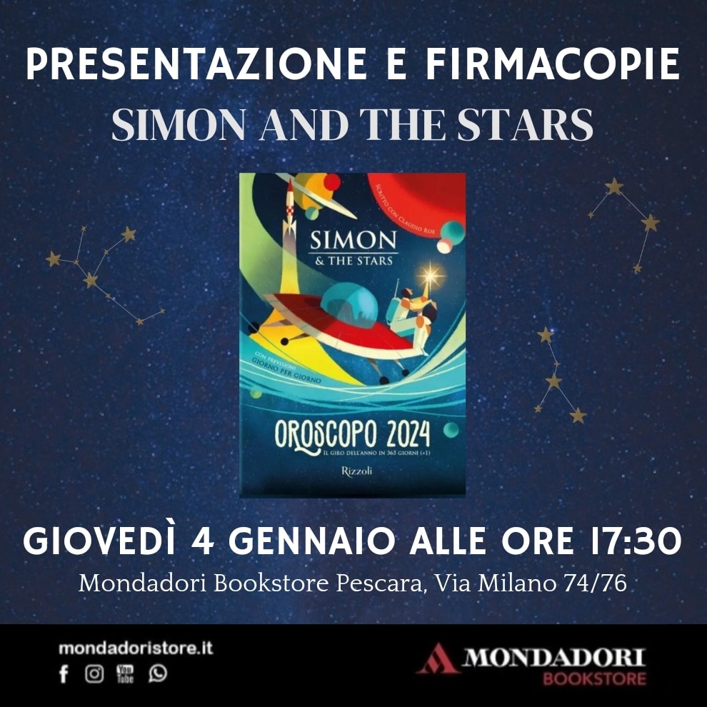 Scopri con Simon & The Stars l'Oroscopo 2024: Milano di Pescara 